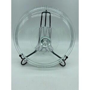 Pyrex Replacement Glass Lid Corning‎ Ware Aqua Clear w fluted top 624C